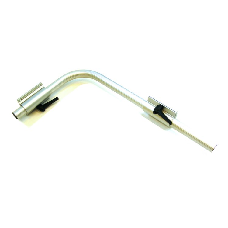 Cranked Aluminium Table Leg | Adjustable Marine and Motorhome Table Leg